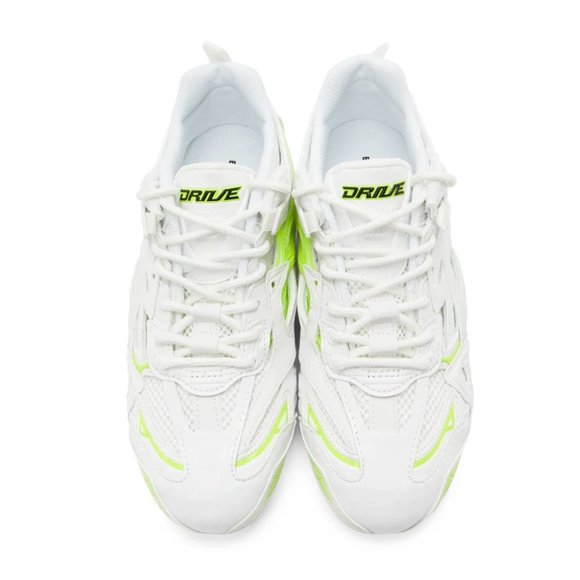 BALENCIAGA Off-White and Yellow Drive Sneakers - size 8 - Picture 1 of 8